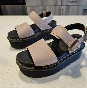 Voss Quad Hydro Leather Platform Sandal